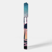 Custom Name Retro Synthwave Sunset Palm Trees Case-Mate iPhone Hülle (Rückseite / Rechts)