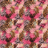 Custom name  rose gold watercolor leopard skin fleecedecke