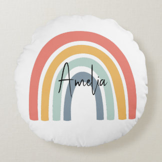 Custom Name Rundes Kissen