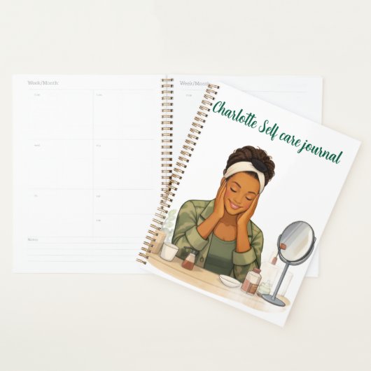 Custom name Self care journal  Planer (Anzeige)