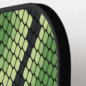 Custom Name Snake Animal Print Pattern Classic Pickleball Schläger (Linke Seite)