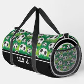 Custom Name Soccer Duffle Bag (Rechte Ecke)