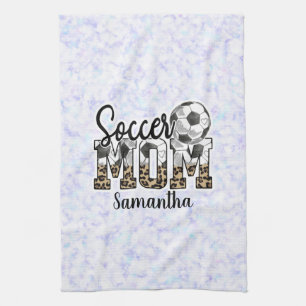 Custom Name Soccer Mom Mother's Day Geschirrtuch