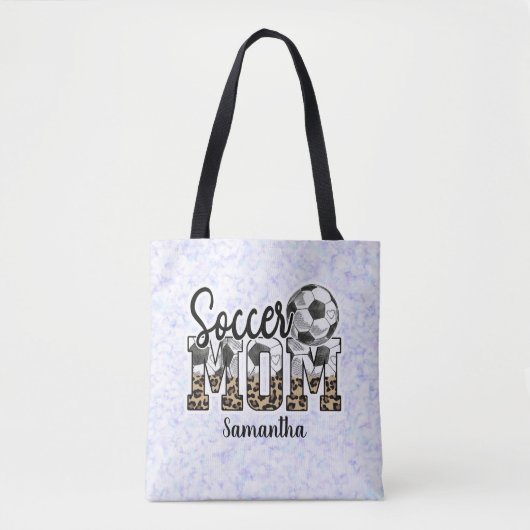 Custom Name Soccer Mom | Mother's Day Tasche (Vorderseite)