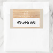 Custom Name Sticker Hello My Name Is Label Party (Tasche)