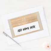 Custom Name Sticker Hello My Name Is Label Party (Umschlag)