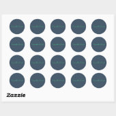 Custom Name Sticker – Mint Green & Dark Gray (Blatt)