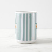 Custom Name Striped Mug Gift for Teens & Women Kaffeetasse (Mittel)