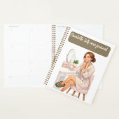 Custom name stylish Self care journal Planer (Anzeige)