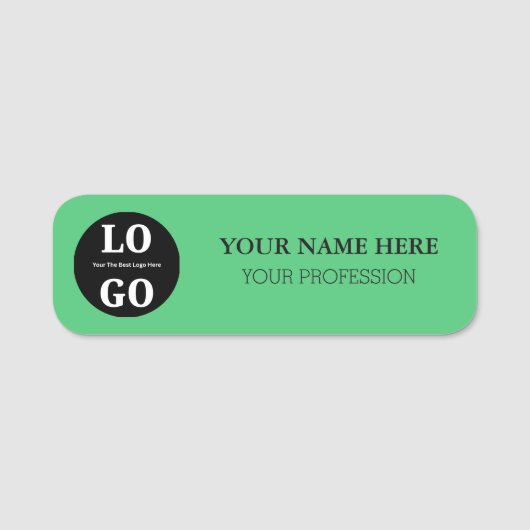 Custom Name Tag For Employee Namensschild (Vorderseite)
