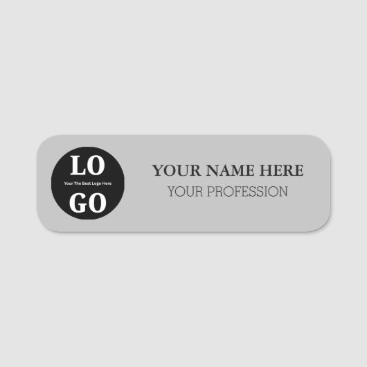 Custom Name Tag For Employee Namensschild (Vorderseite)
