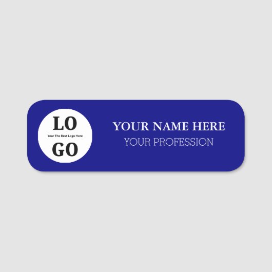Custom Name Tag For Employee Namensschild (Vorderseite)