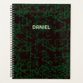 Custom Name Tech Circuit Planner Planer (Vorderseite)