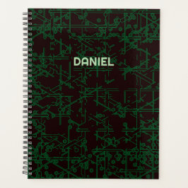 Custom Name Tech Circuit Planner Planer