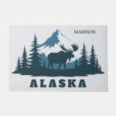 Custom Name & Text ALASKA Fußmatte (Vorderseite)