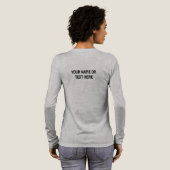 Custom Name / Text Berlin Germany Coordinates Tri-Blend Shirt (Voller Rückseite)