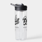 Custom Name / Text Berlin Germany Coordinates Trinkflasche (Rechts)