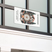 Custom Name & Text Camping Banner (Äußeres Gebäude)