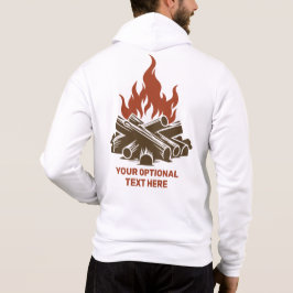 Custom Name & Text Camping Hoodie