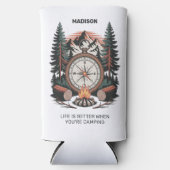Custom Name & Text Camping Selters Dosenkühler (Vorderseite)