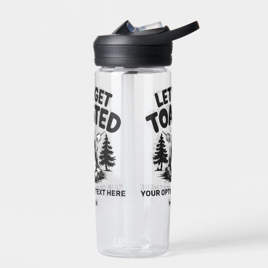 Custom Name & Text Camping Trinkflasche (Links)