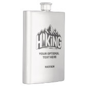 Custom Name & Text Hiking Flachmann (Rechts)