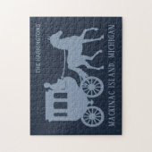 Custom Name & Text Mackinac Island Puzzle (Vertikal)