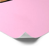 Custom Name & Text Unicorn Poop Poster (Ecke)