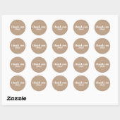 Custom Name Thank You Stickers (Blatt)