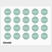 Custom Name Thank You Stickers (Blatt)