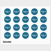 Custom Name Thank You Stickers (Blatt)