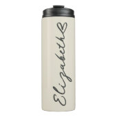 Custom Name Thermal Tumbler Gift for Bridesmaids Thermosbecher (Vorderseite)
