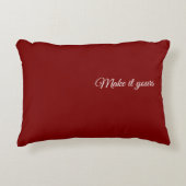 Custom Name Throw Pillow – Geometric Gradient Desi Dekokissen (Vorderseite)