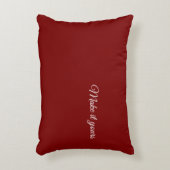 Custom Name Throw Pillow – Geometric Gradient Desi Dekokissen (Vorderseite(Vertikal))