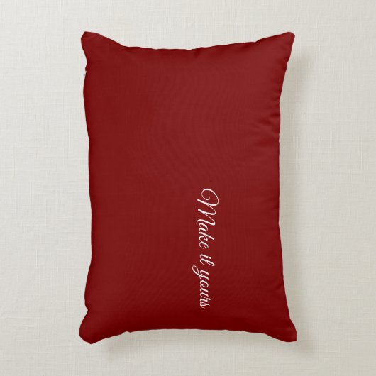 Custom Name Throw Pillow – Geometric Gradient Desi Dekokissen (Vorderseite(Vertikal))