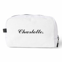 Custom Name Travel Toiletry Bag Dopp Kit