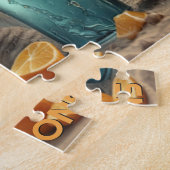 Custom Name Vacation Cat Puzzle (Seite)