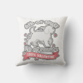 Custom Name Valentine 6lb of Fluff 7lb of Zoomies Kissen (Rückseite)