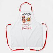 Custom Name Valentine Apron Funny Food Quotes Schürze (Vorderseite)