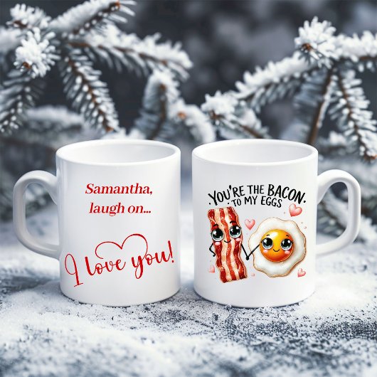 Custom Name Valentine Mug Funny Food Love Quote Kaffeetasse