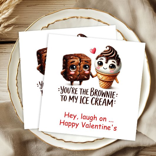 Custom Name Valentine Napkins Funny Food Quotes Serviette
