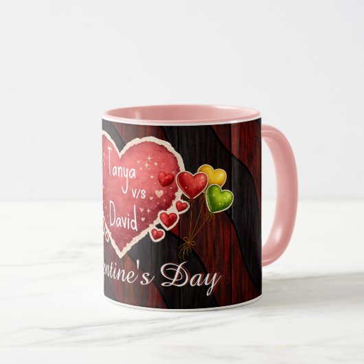 custom name valentines mugs tasse (VorderseiteRechts)