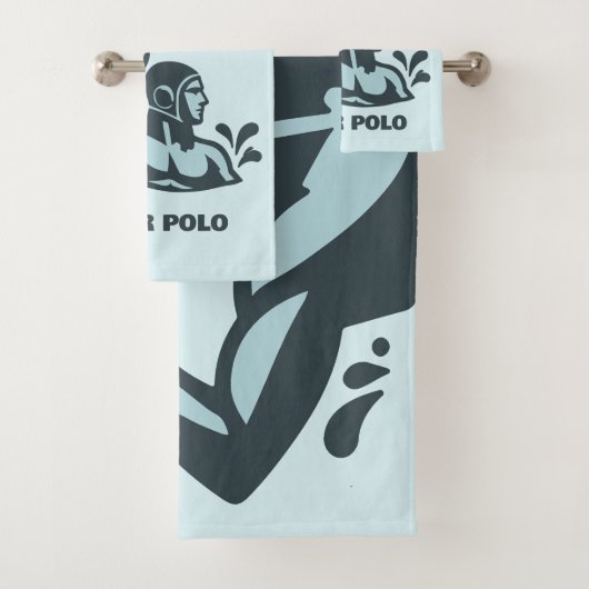 Custom Name Water Polo Badhandtuch Set (Insitu)