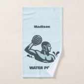 Custom Name Water Polo Badhandtuch Set (Handtuch)