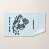 Custom Name Water Polo Badhandtuch Set (Handtuch)