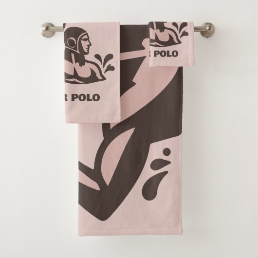 Custom Name Water Polo Badhandtuch Set (Insitu)