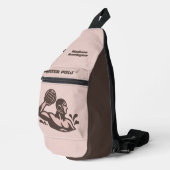 Custom Name Water Polo Crossbody Bag (Rechte Ecke)