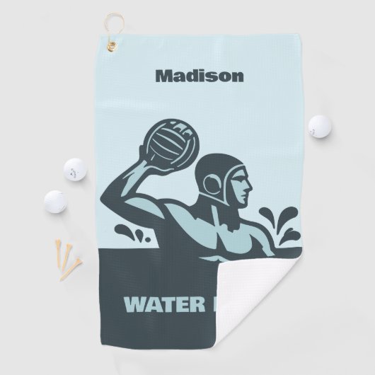 Custom Name Water Polo Golfhandtuch (Insitu)