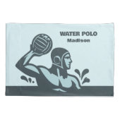 Custom Name Water Polo Kissenbezug (Rückseite)