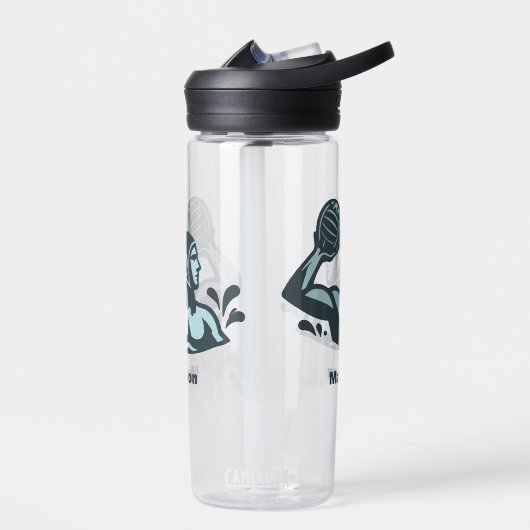 Custom Name Water Polo Trinkflasche (Links)